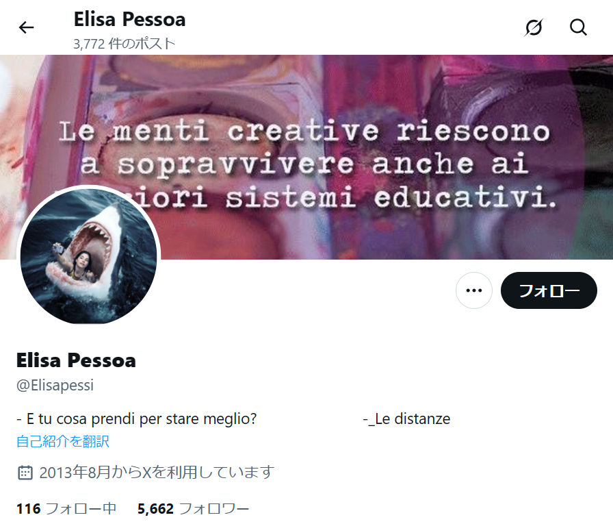 no.1078｜フォロワー5600人アカウント（海外）