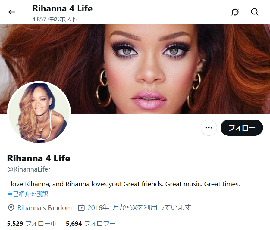 no.1084｜フォロワー5600人アカウント（海外）