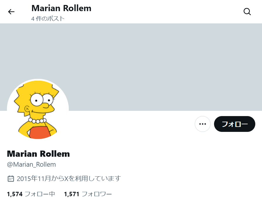 no.1088｜フォロワー1500人アカウント（海外）