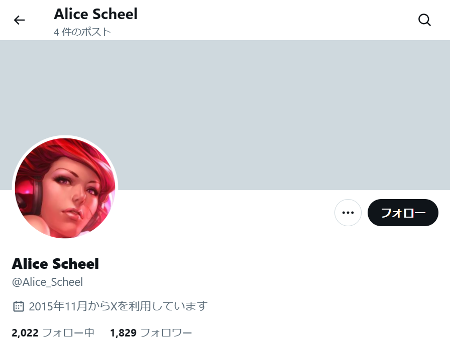 no.1091｜フォロワー1800人アカウント（海外）