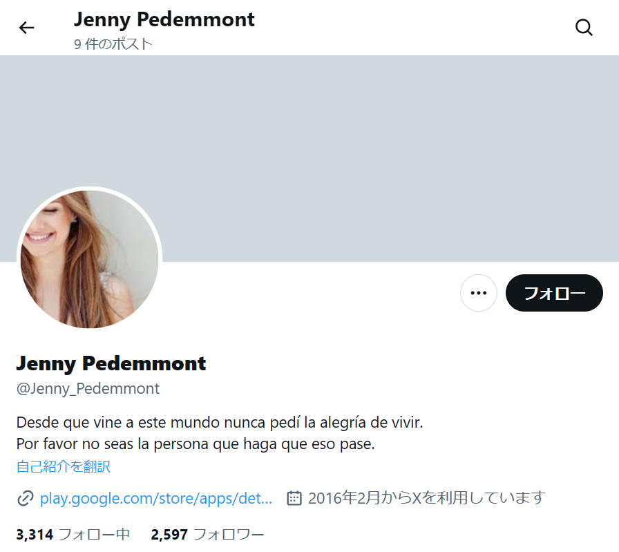 no.1106｜フォロワー2600人アカウント（海外）