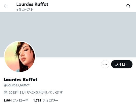 no.1108｜フォロワー1700人アカウント（海外）