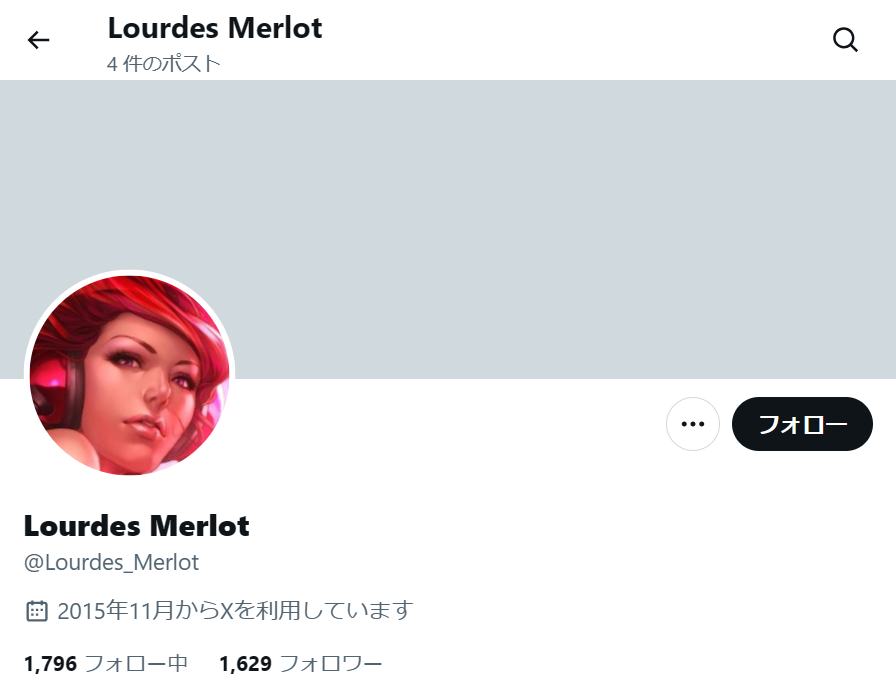 no.1115｜フォロワー1600人アカウント（海外）