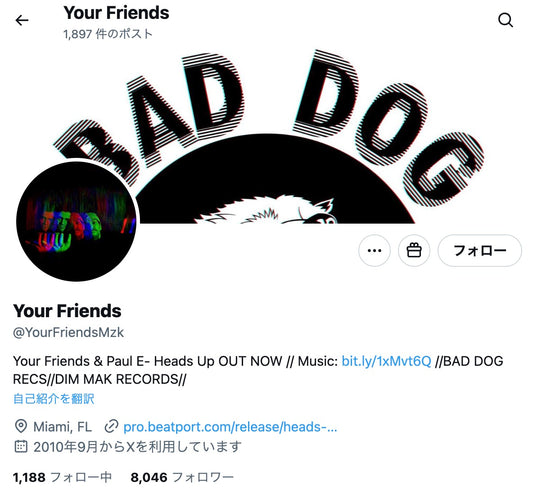 no.907｜フォロワー8054人アカウント（海外）
